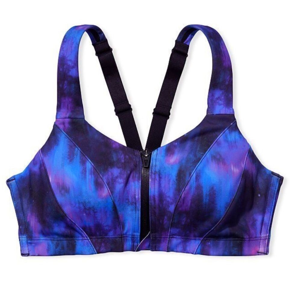 Victoria’s Secret knockout Maximum Support Front Close Sports Bra Violet Disco